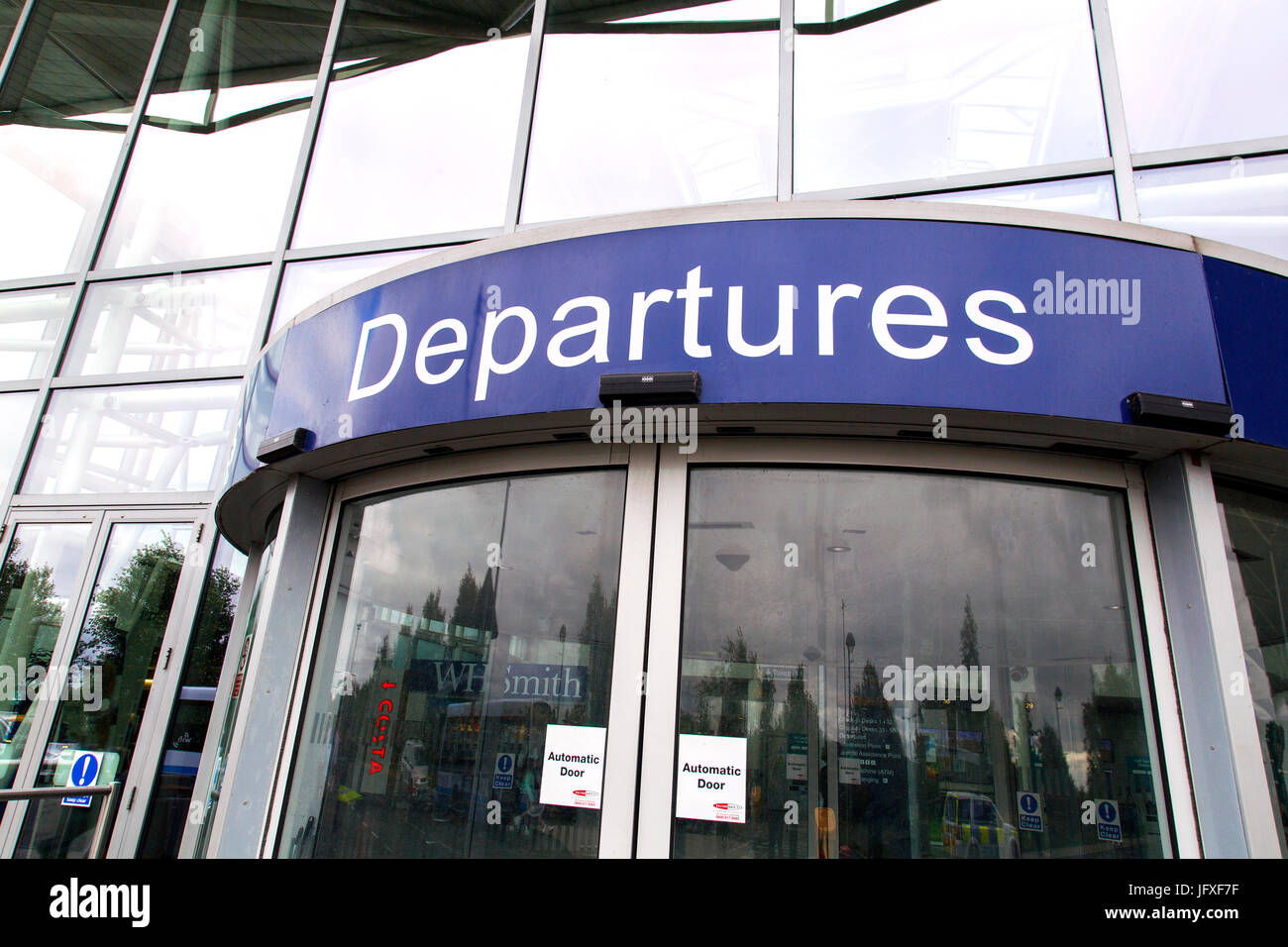 Bristol Airport Departures Stock Photo Alamy