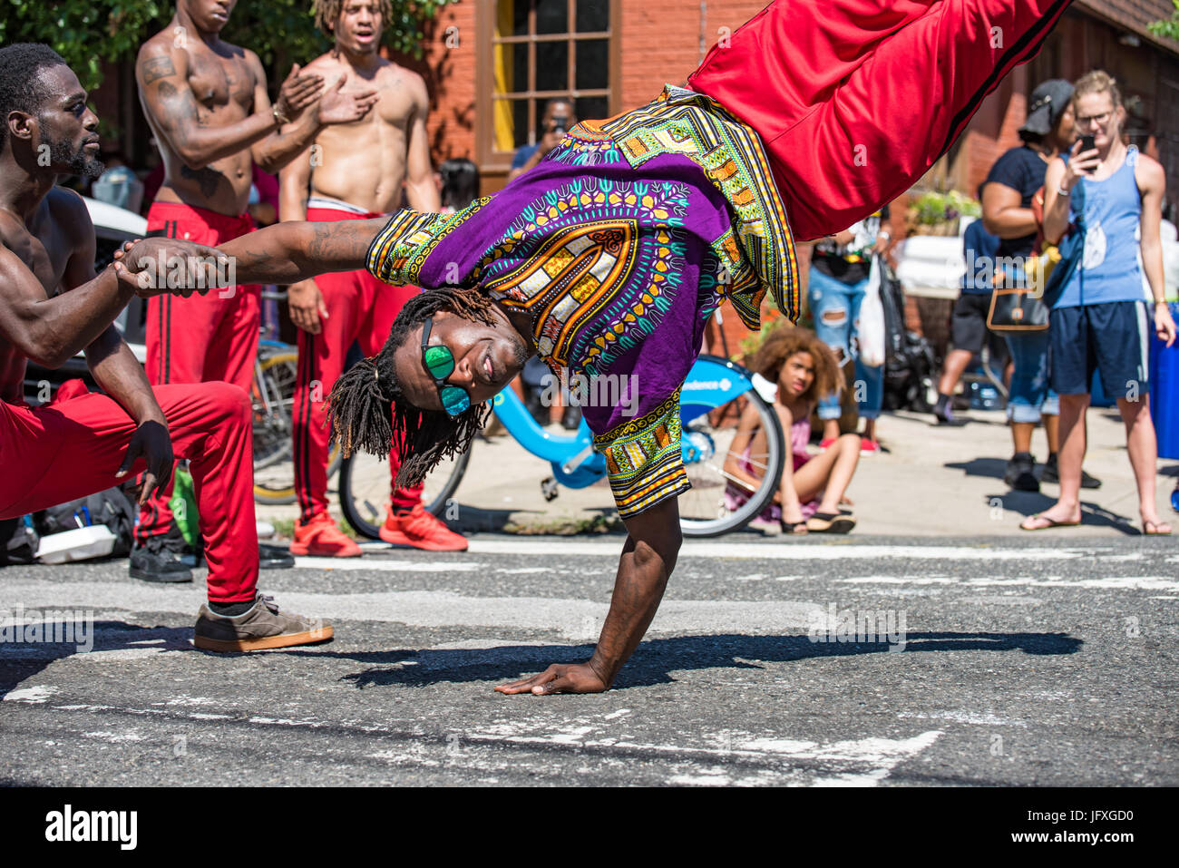 43rd annual Odunde Festival, Philadelphia PA. Photography by Chris Baker Evens. Stock Photo