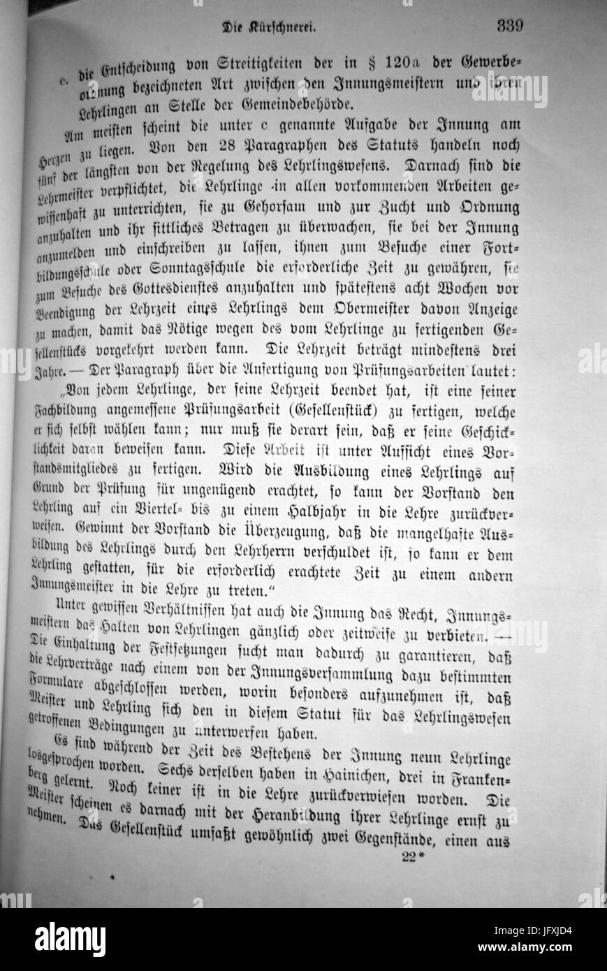 Die Kürschnerei in Frankenberg in Sachsen, Albin König, 1895-339 Stock ...