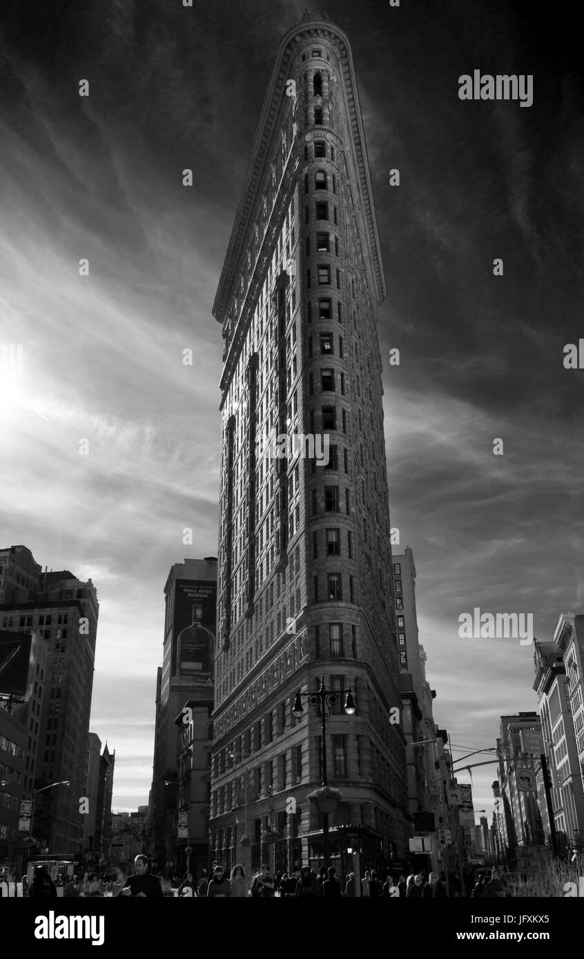 New York Black and White Stock Photo