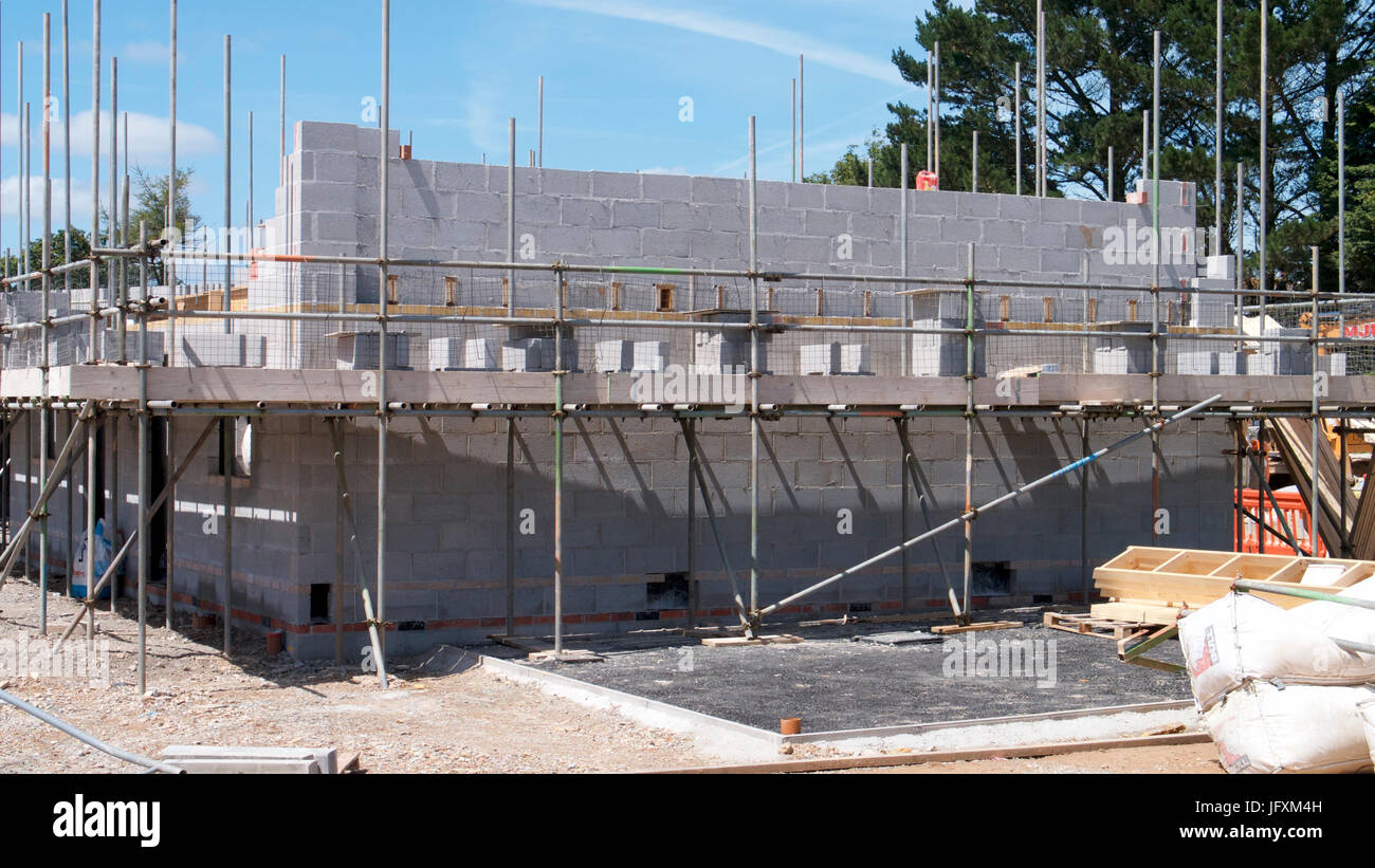 Construction Site on a summer Sunday Stock Photo Alamy