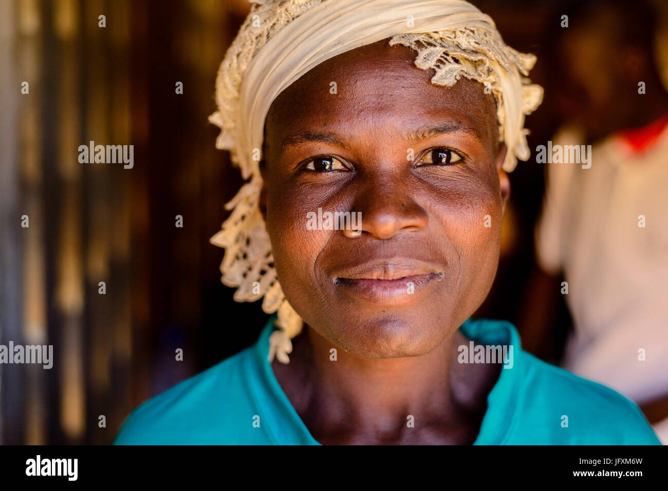 Somba people in Benin Stock Photo