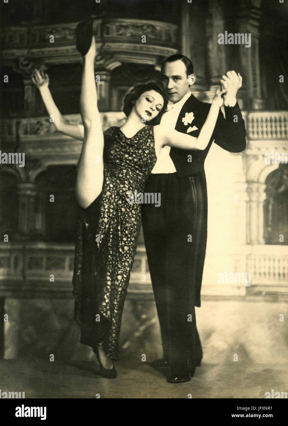 German dancing couple Francis & Fred, 1930s Stock Photo