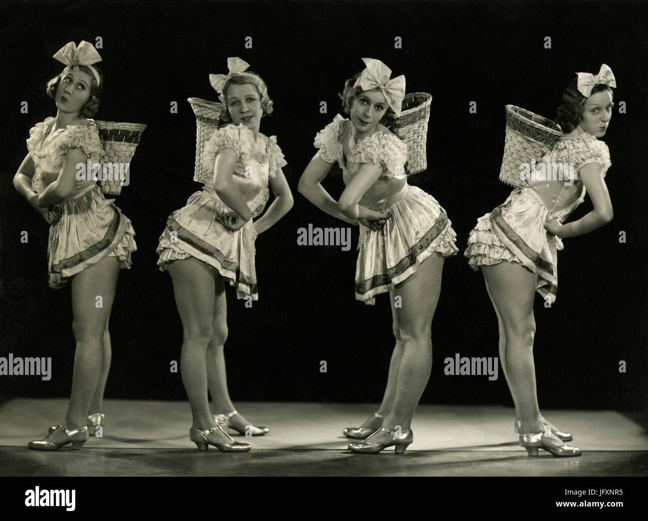 The girls, 1930s Stock Photo