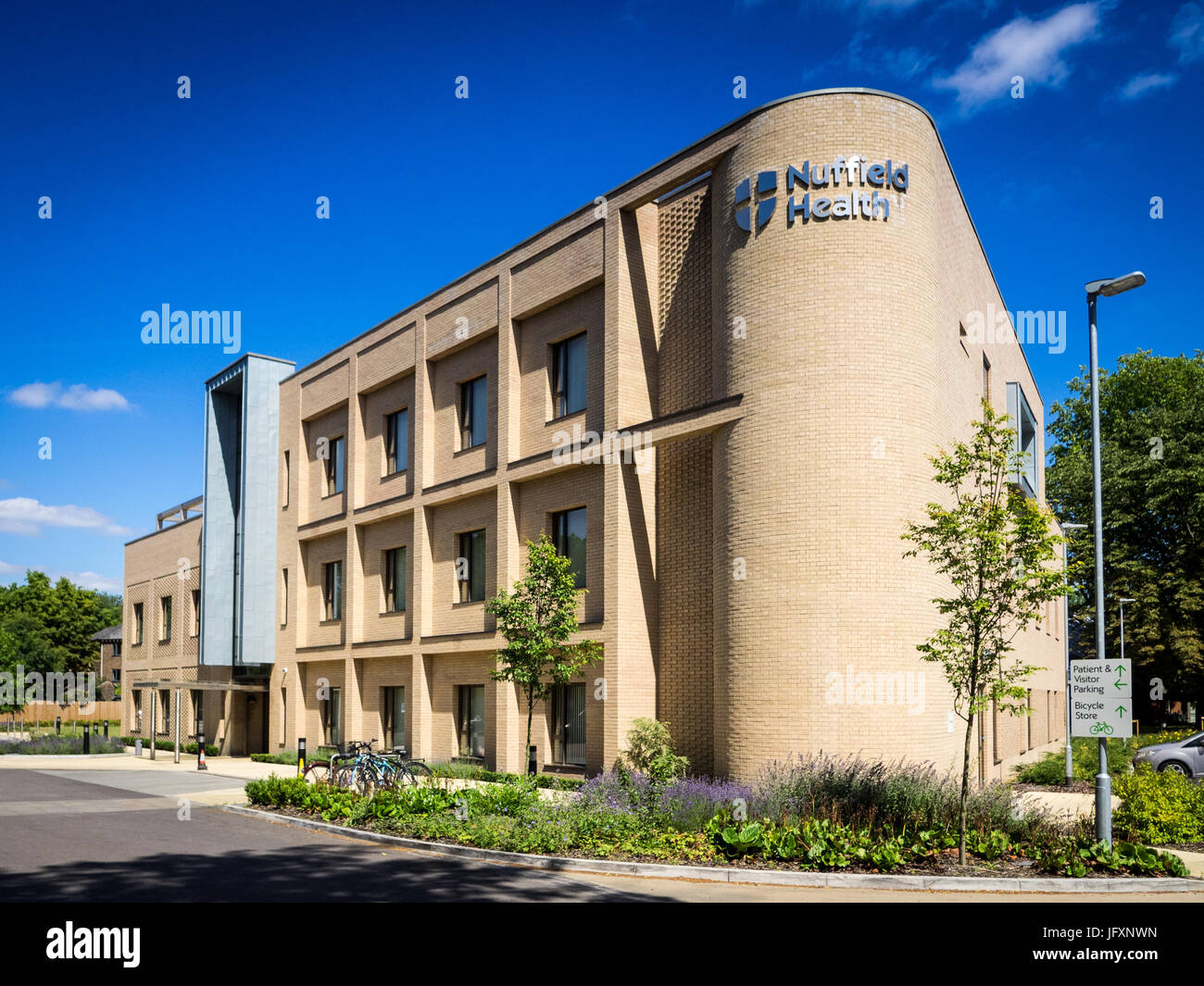 Private Hospital - Private Healthcare - The Nuffield Health Private Hospital in Cambridge UK Stock Photo