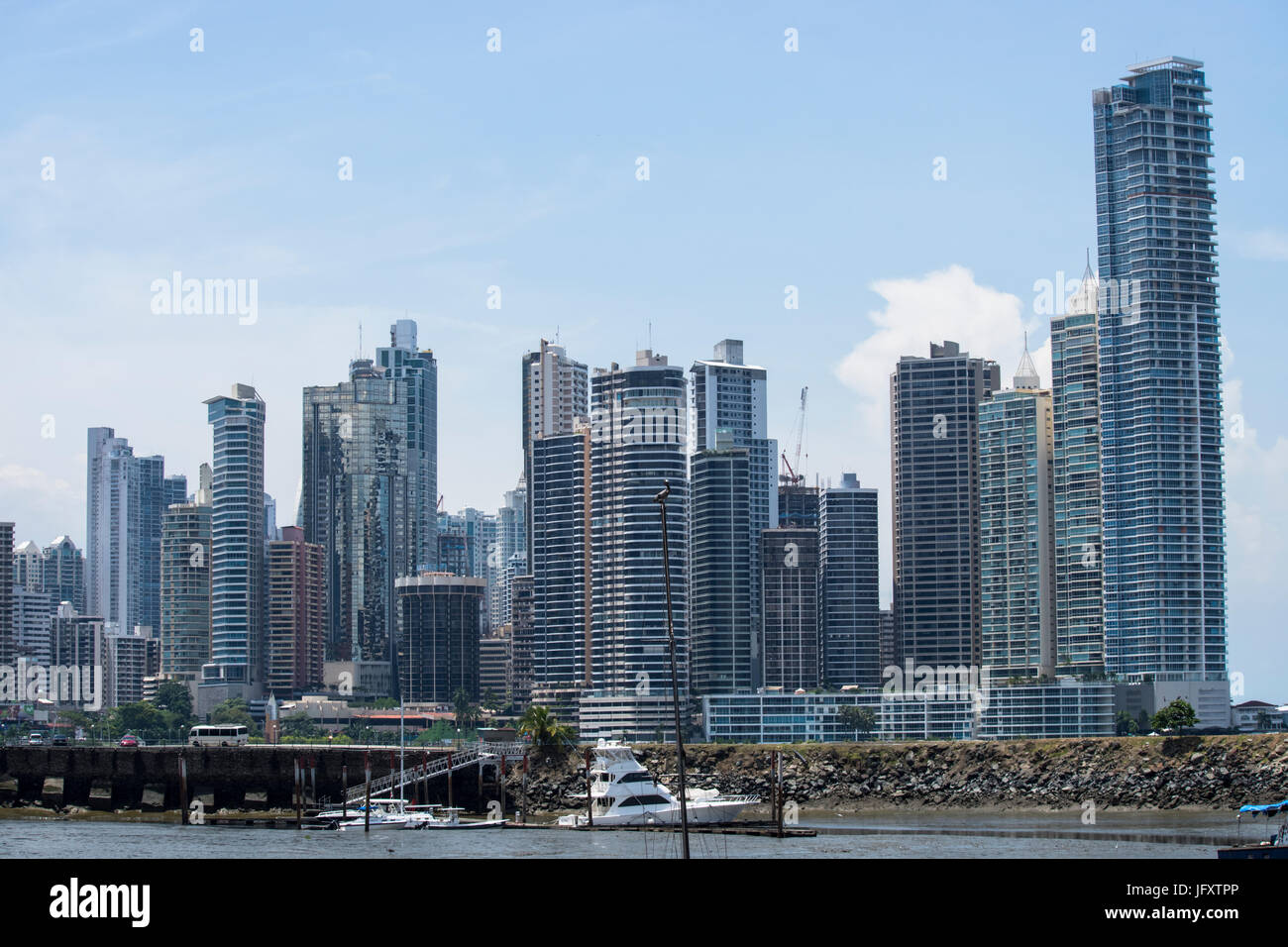Paitilla apartment towers in Panama City Stock Photo