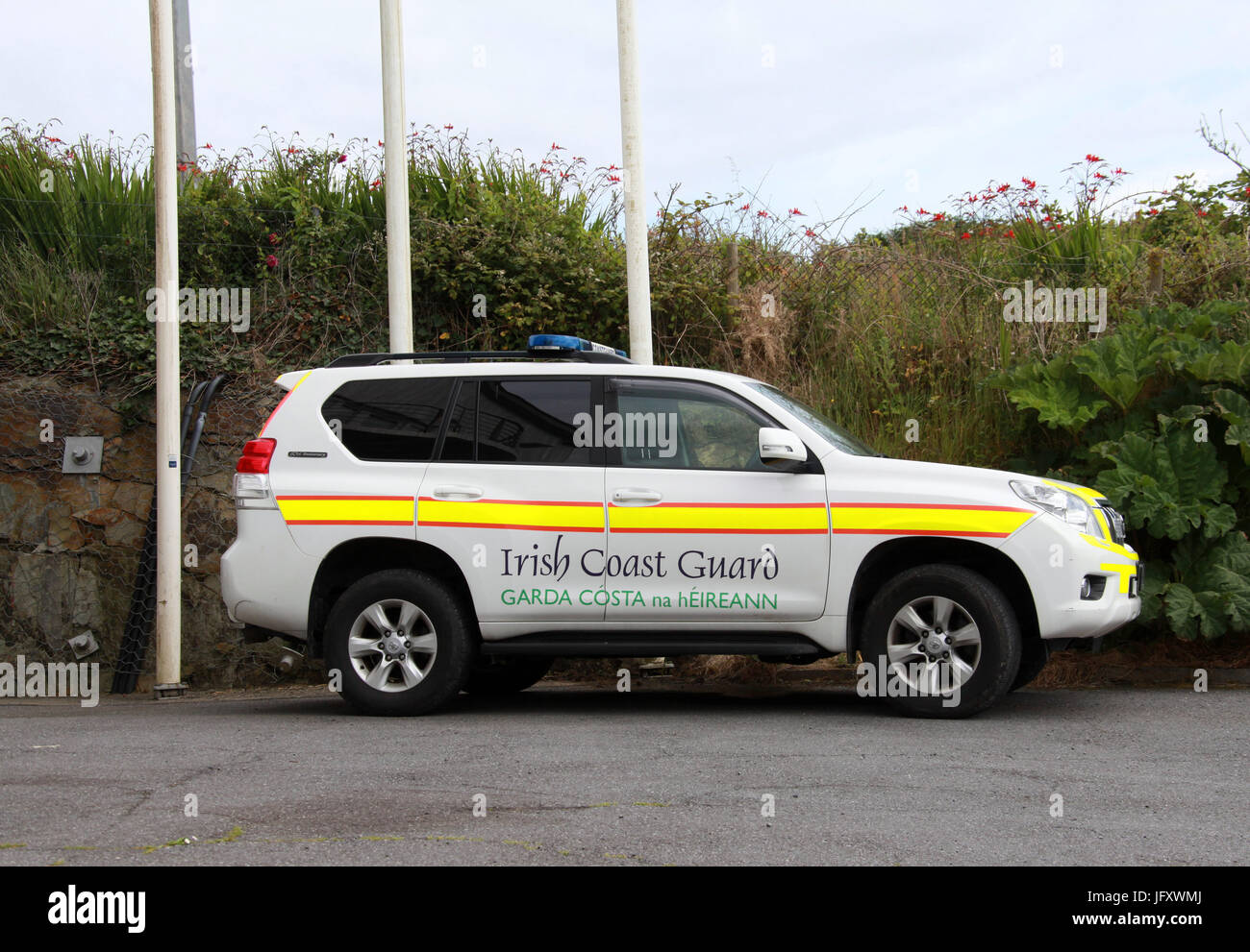 Irish Coast Guard Vehicle Stock Photo Alamy