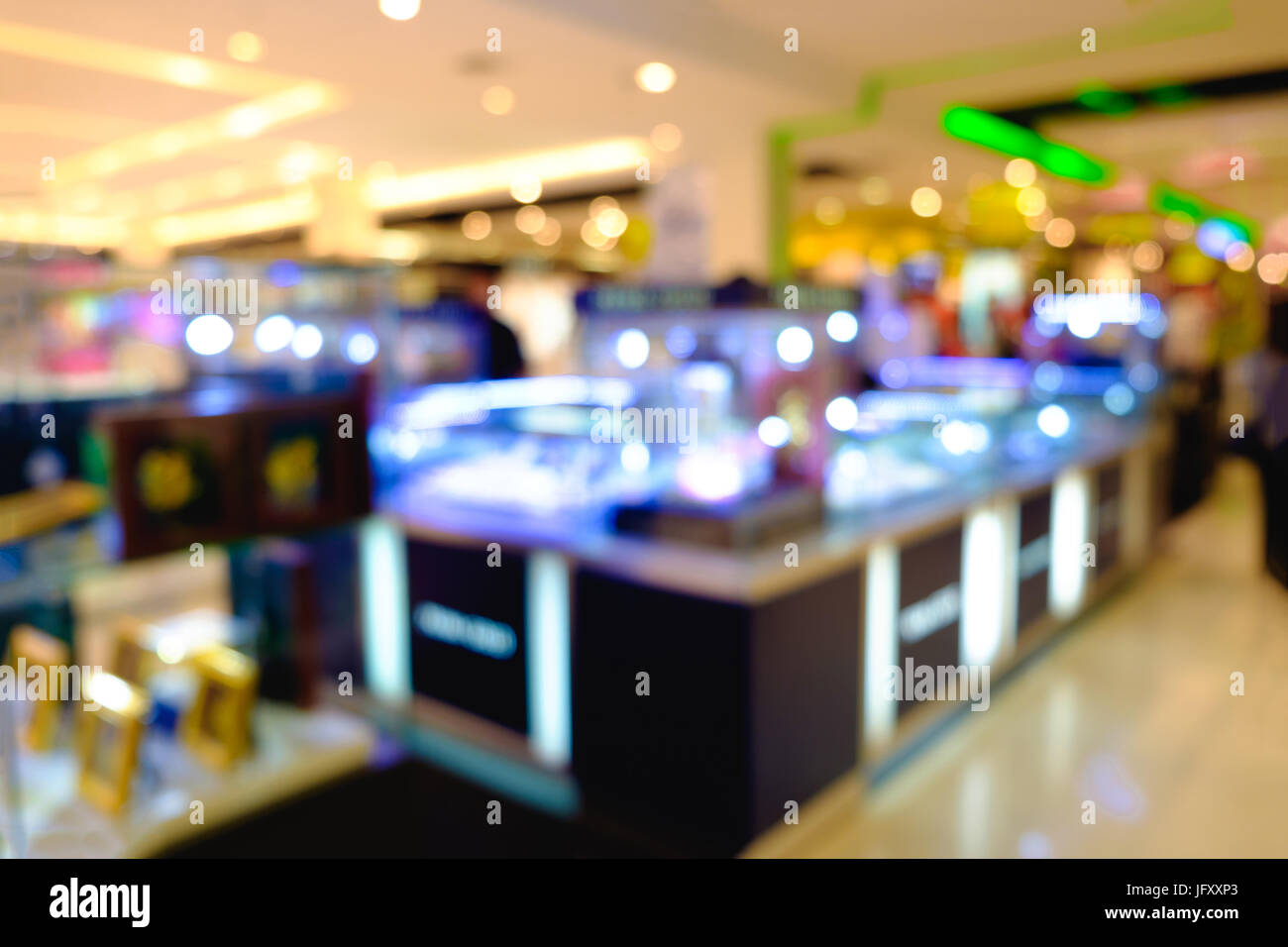 Beauty Cosmetic Shop Store In Department Store Or Fashion Shopping Mall Abstract Blur Background Stock Photo Alamy