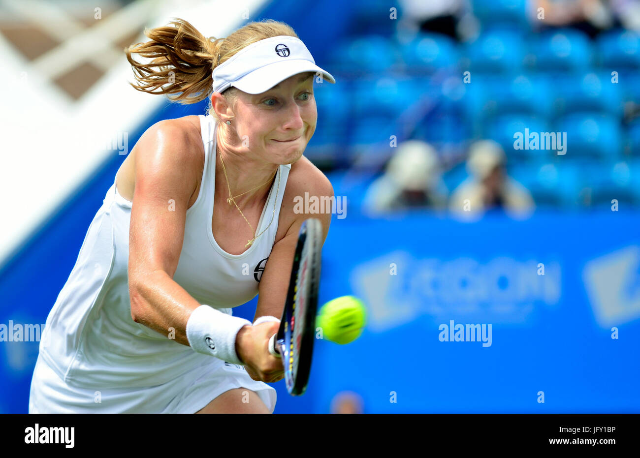 Ekaterina Makarova (Russian) playing at the Aegon International 2017, Eastbourne Stock Photo