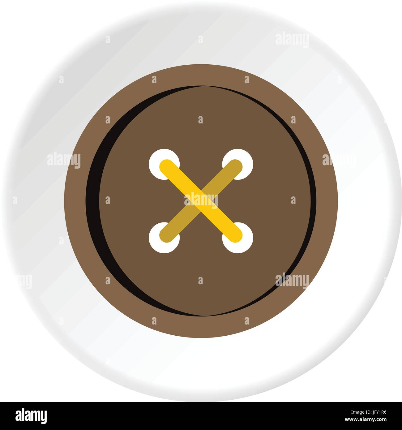 Brown clothing button icon circle Stock Vector Image & Art - Alamy