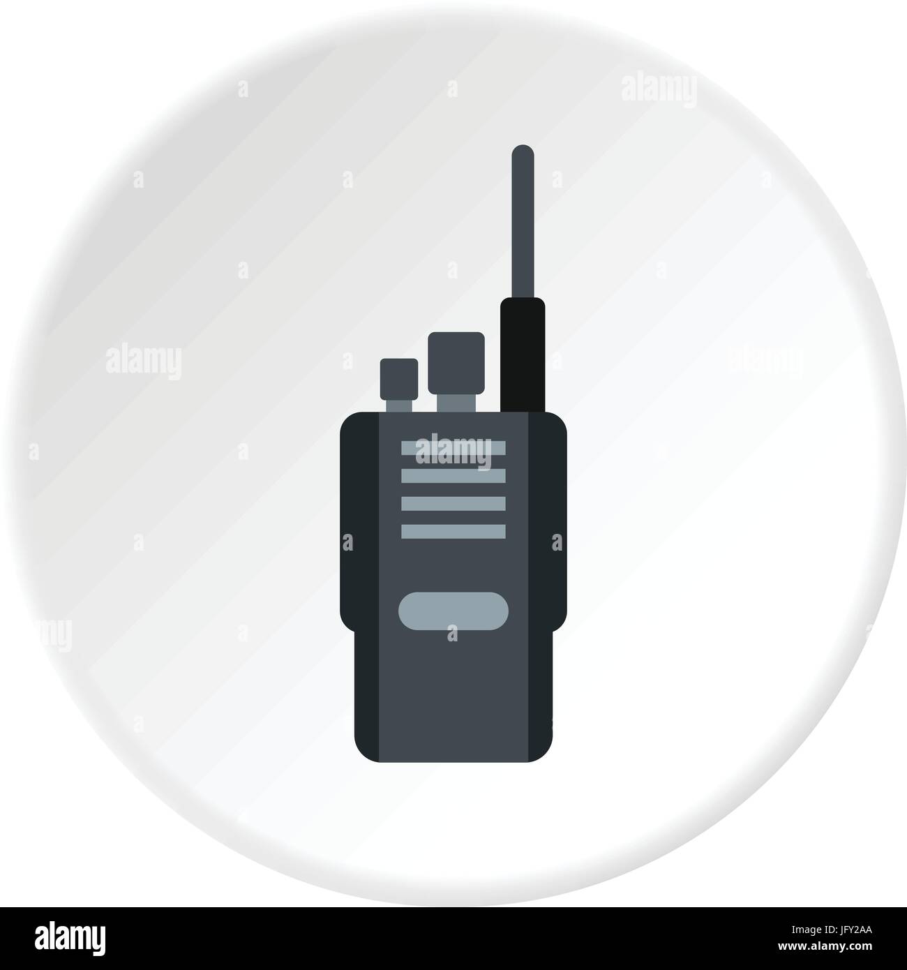 Portable radio transceiver icon circle Stock Vector Image & Art Alamy