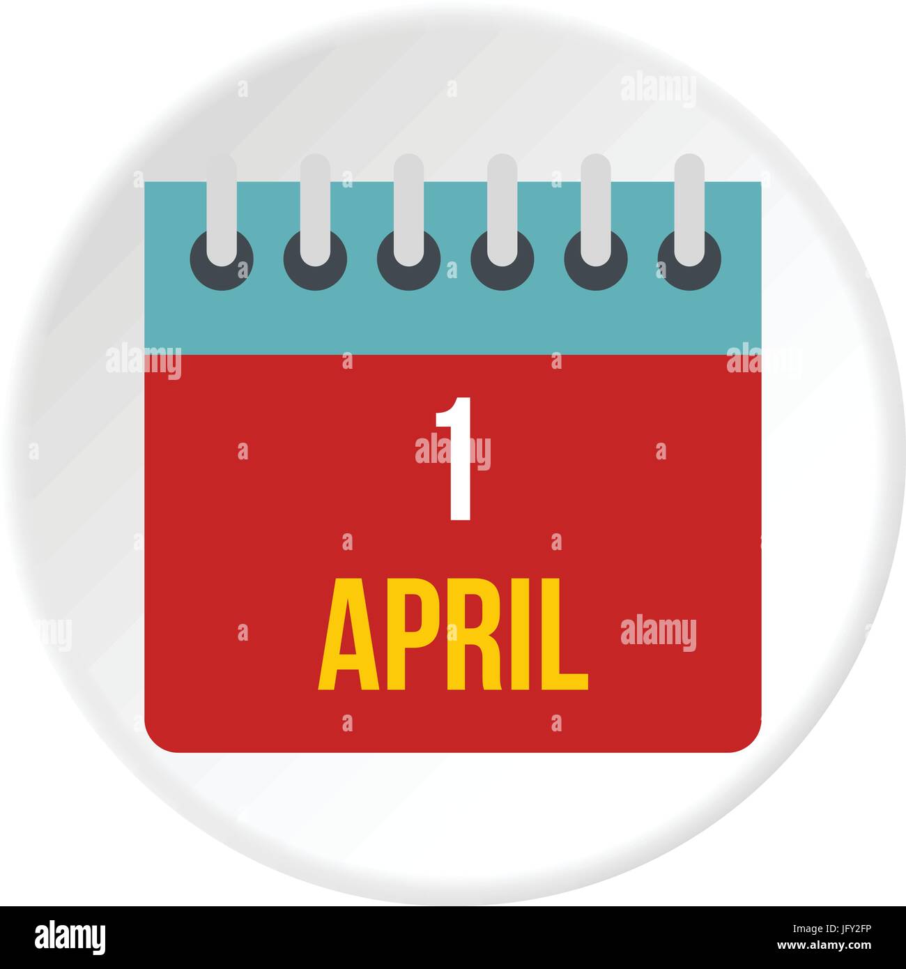 April calendar icon vector flat illustration style month hires stock