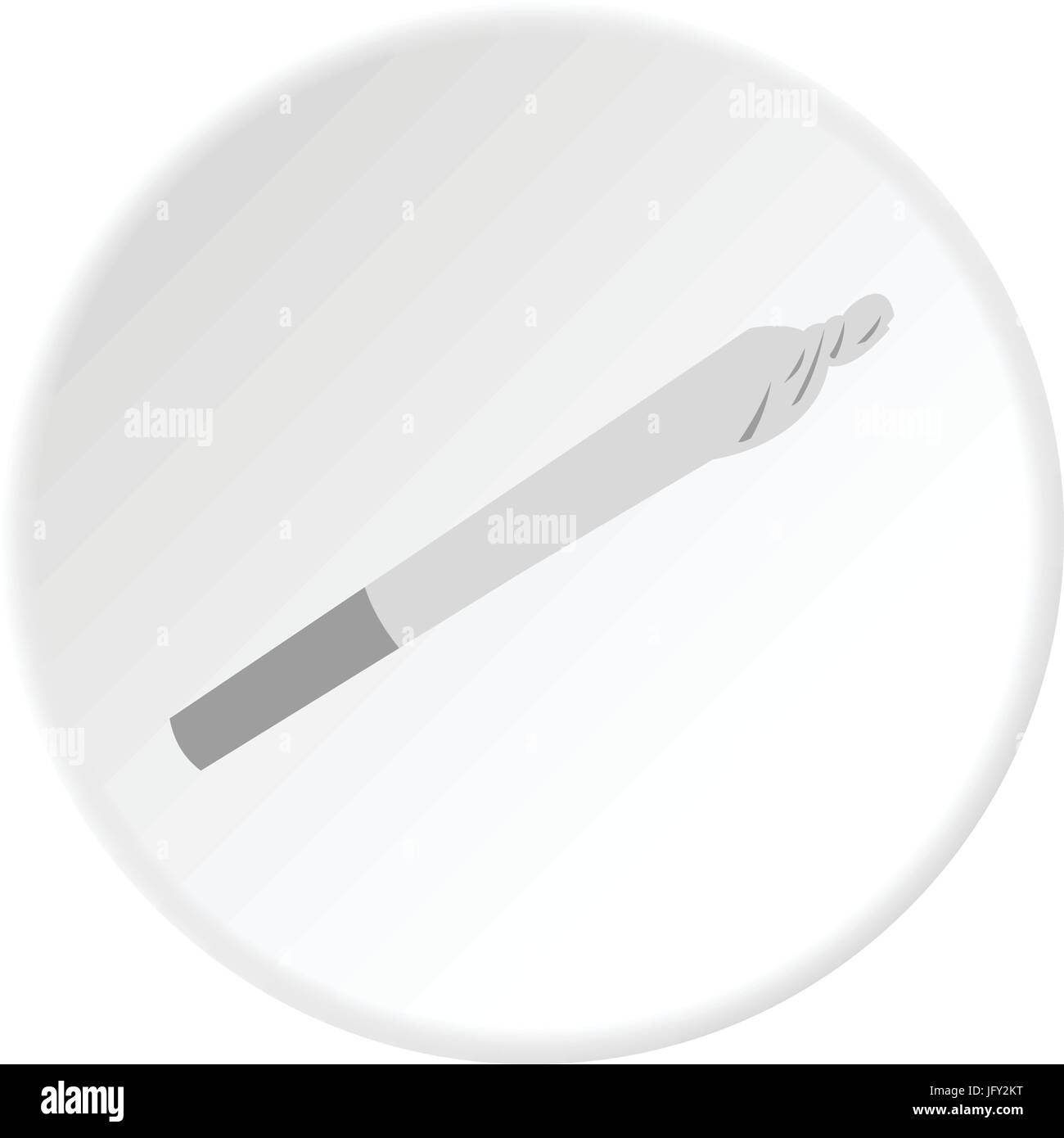 Marijuana joint icon circle Stock Vector