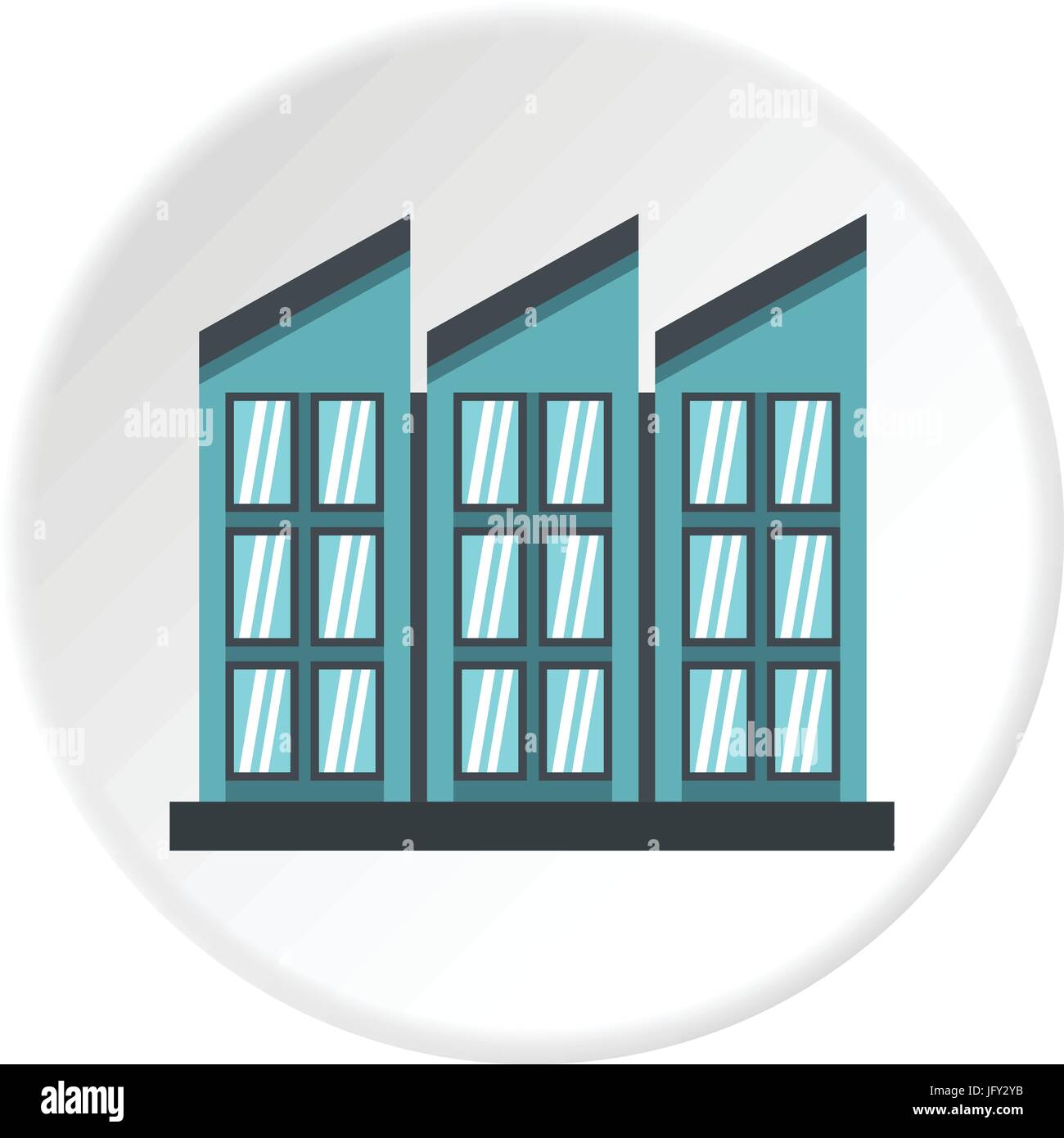 Building icon circle Stock Vector Image & Art - Alamy