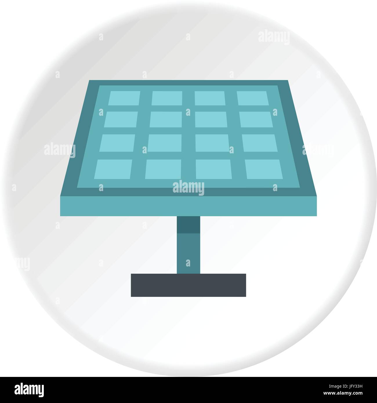Solar battery icon circle Stock Vector Image & Art - Alamy