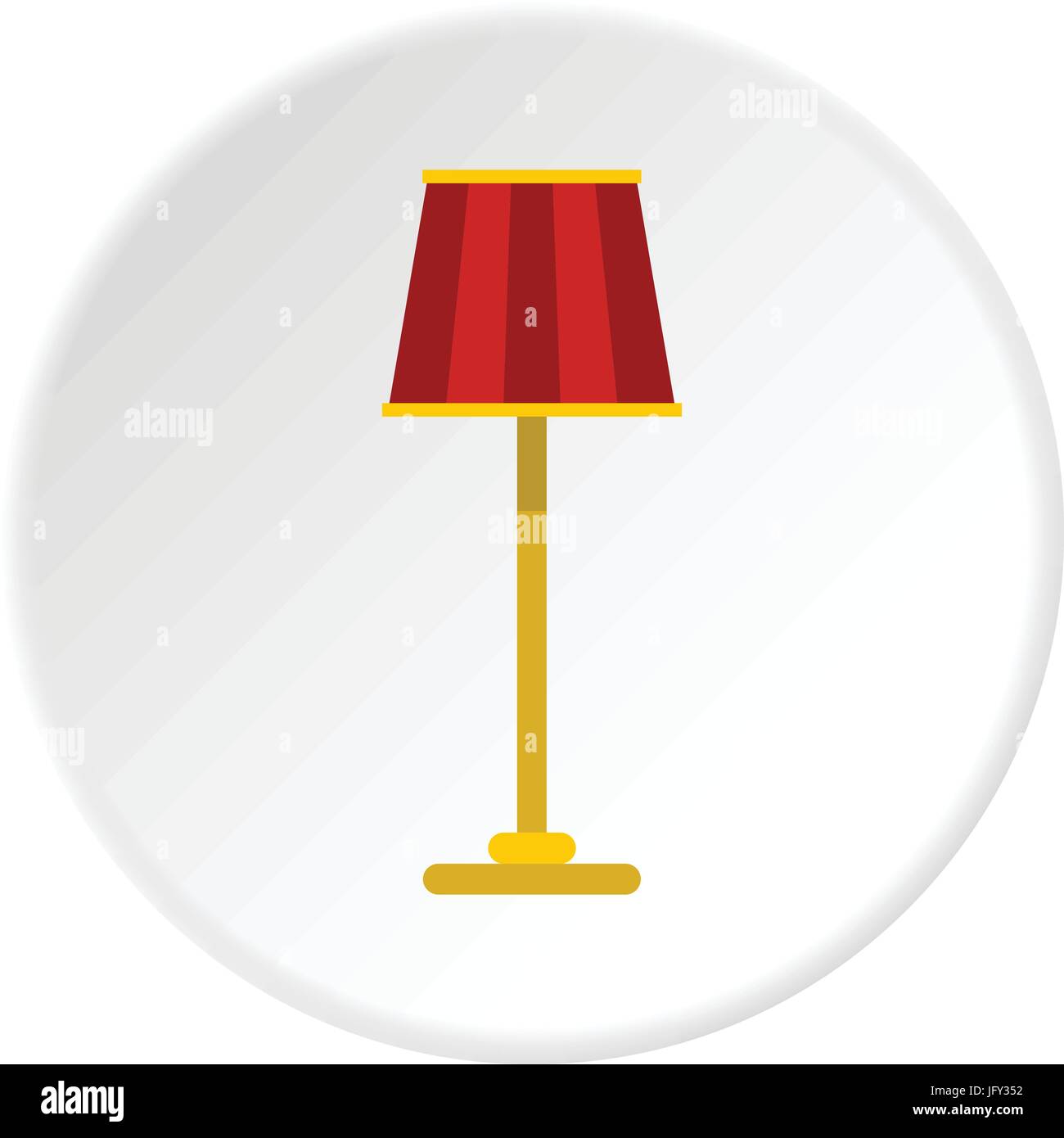 Floor lamp icon circle Stock Vector Image & Art Alamy