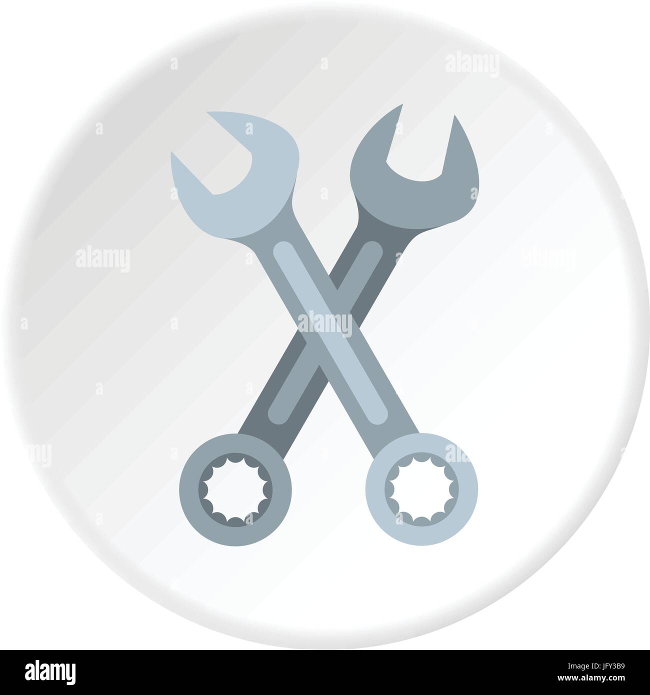 Wrenches icon circle Stock Vector Image & Art Alamy