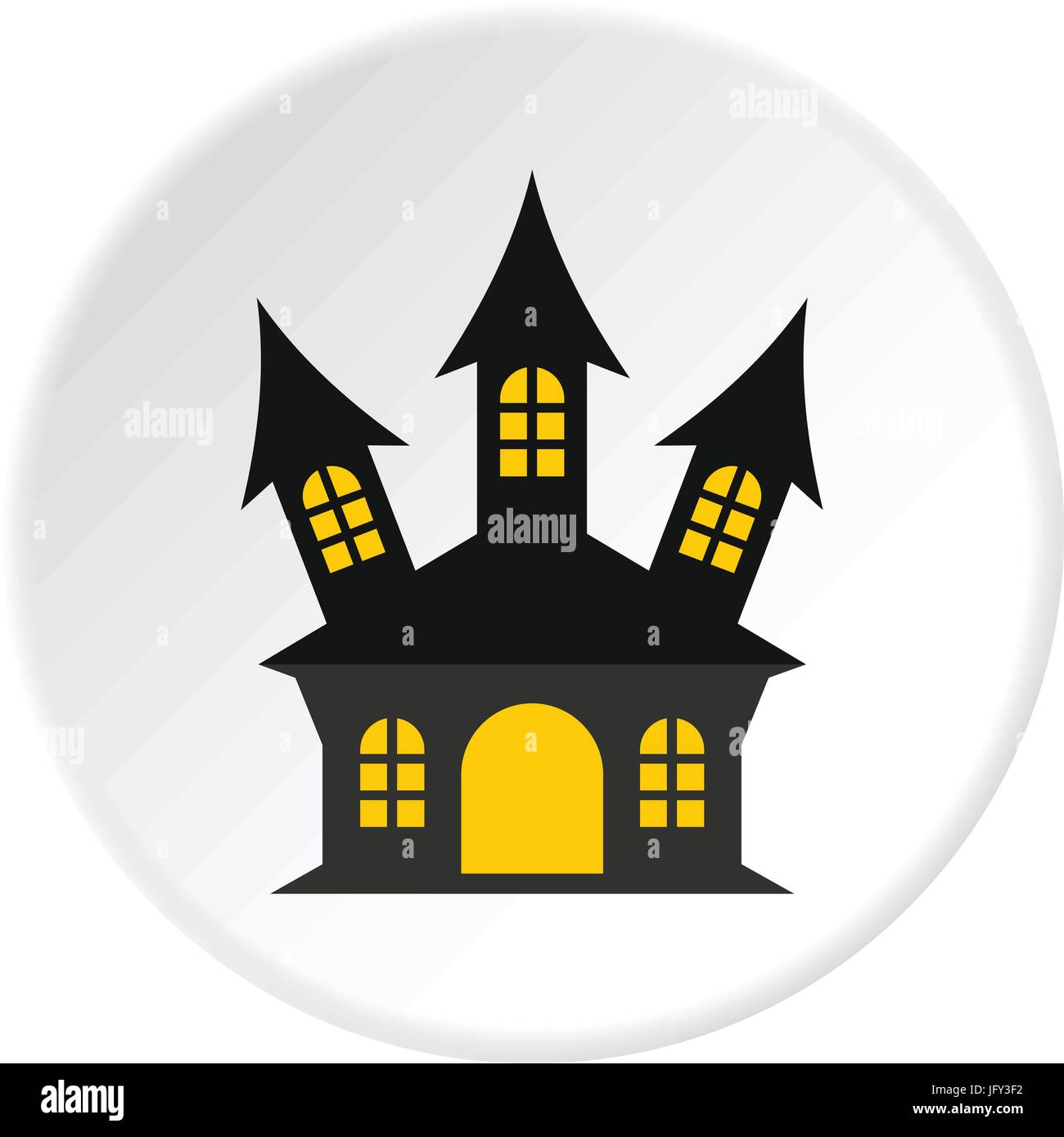 Ancient palace icon circle Stock Vector Image & Art - Alamy