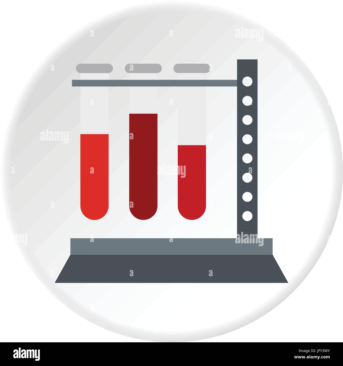 Vial for blood collection icon circle Stock Vector Image & Art - Alamy