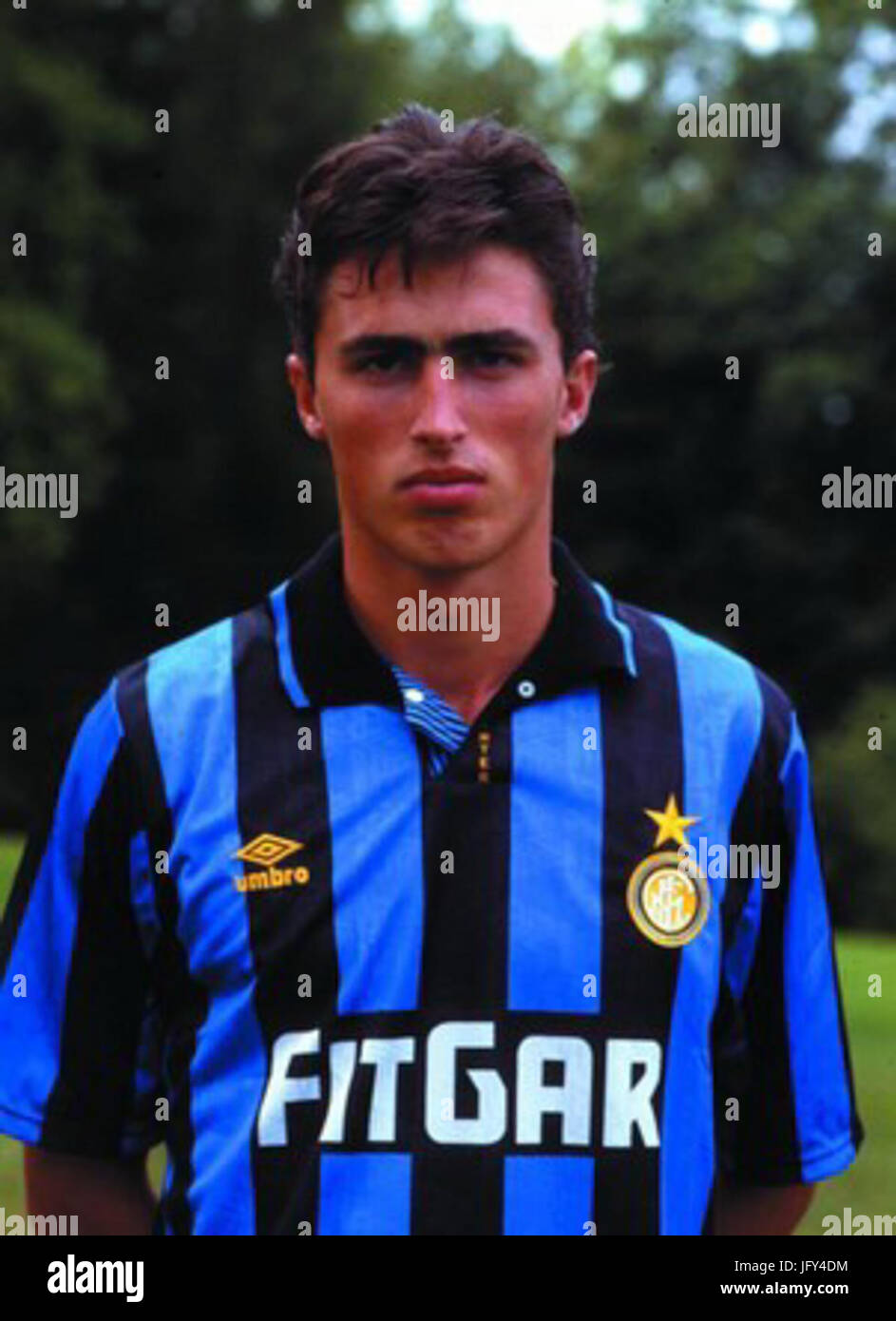 Dino Baggio 28Inter 199129 Stock Photo Alamy