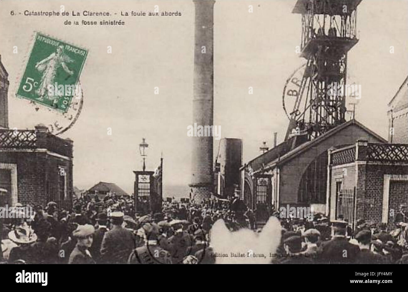 Divion Fosse n° 1 1 bis des mines de La Clarence, catastrophe de