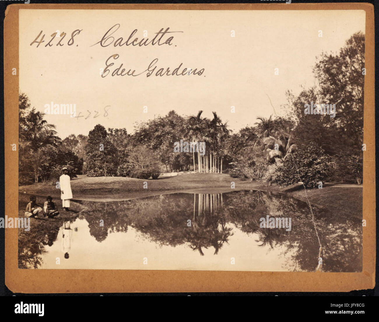 Eden Gardens Calcutta by Francis Frith 28429 Stock Photo