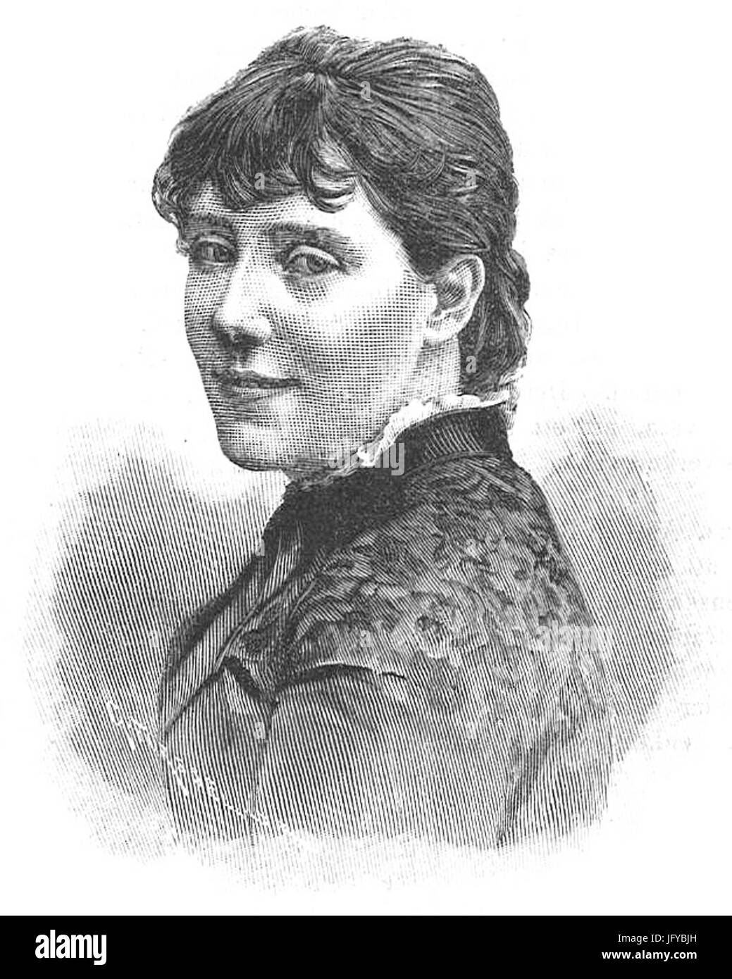 Emma Löwstädt-Chadwick Idun 1892, nr 50 Stock Photo