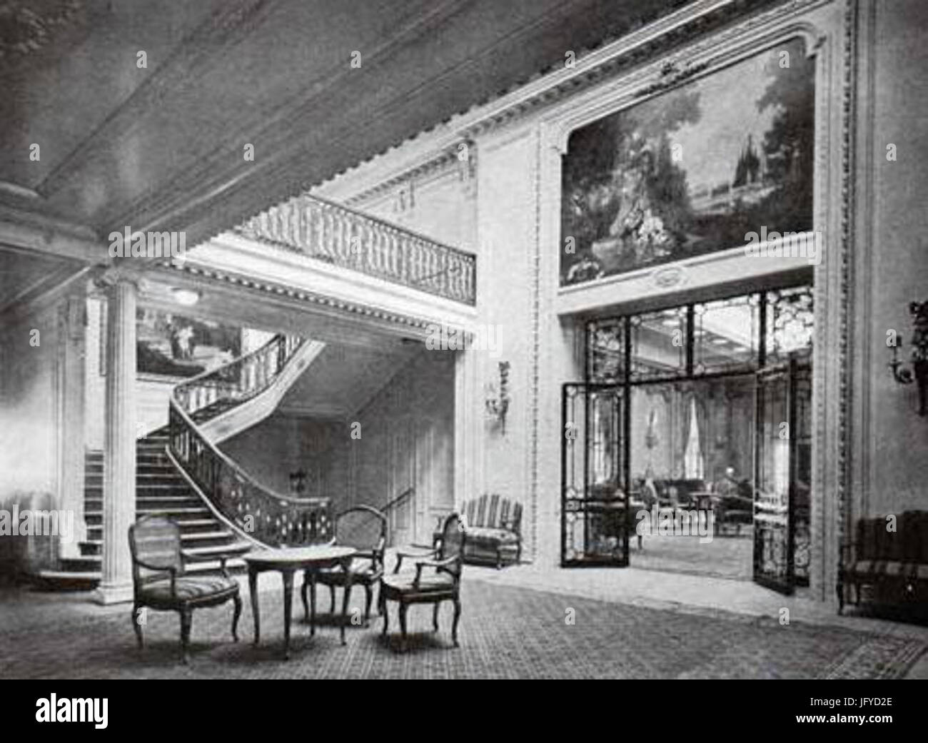 Entrance Foyer of the RMS Majestic 28191429 Stock Photo Alamy