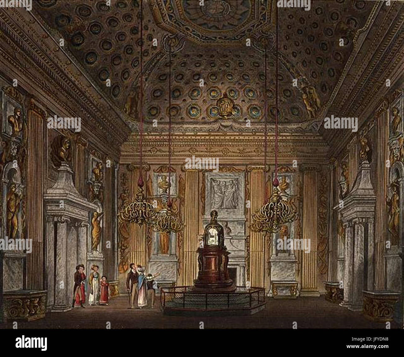 Cupola Room at Kensington Palace. SUTHERLAND Thomas 28b. 178529 after
