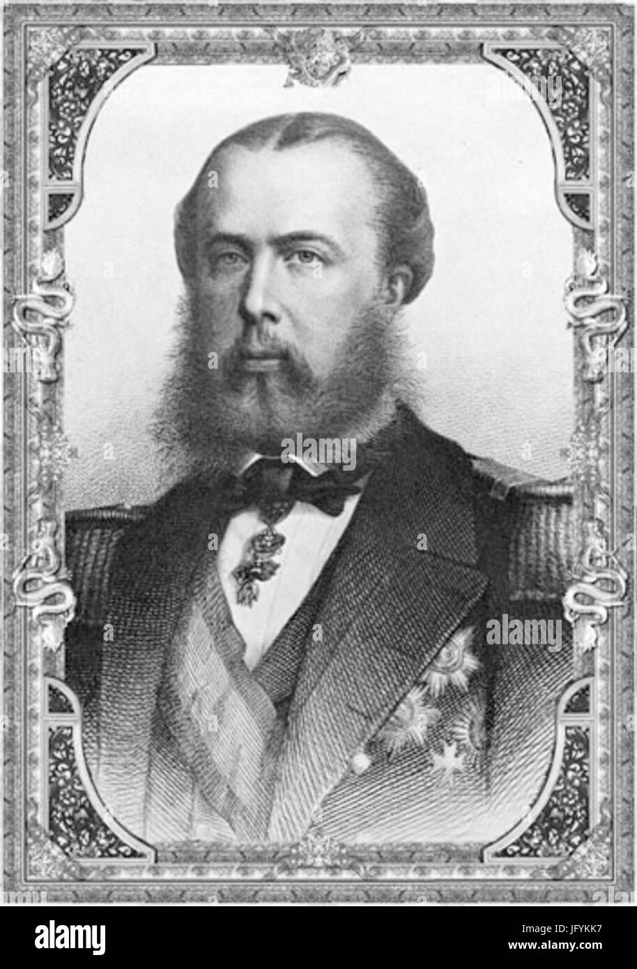 Fernando Maximiliano José de Habsburgo-Lorena Stock Photo