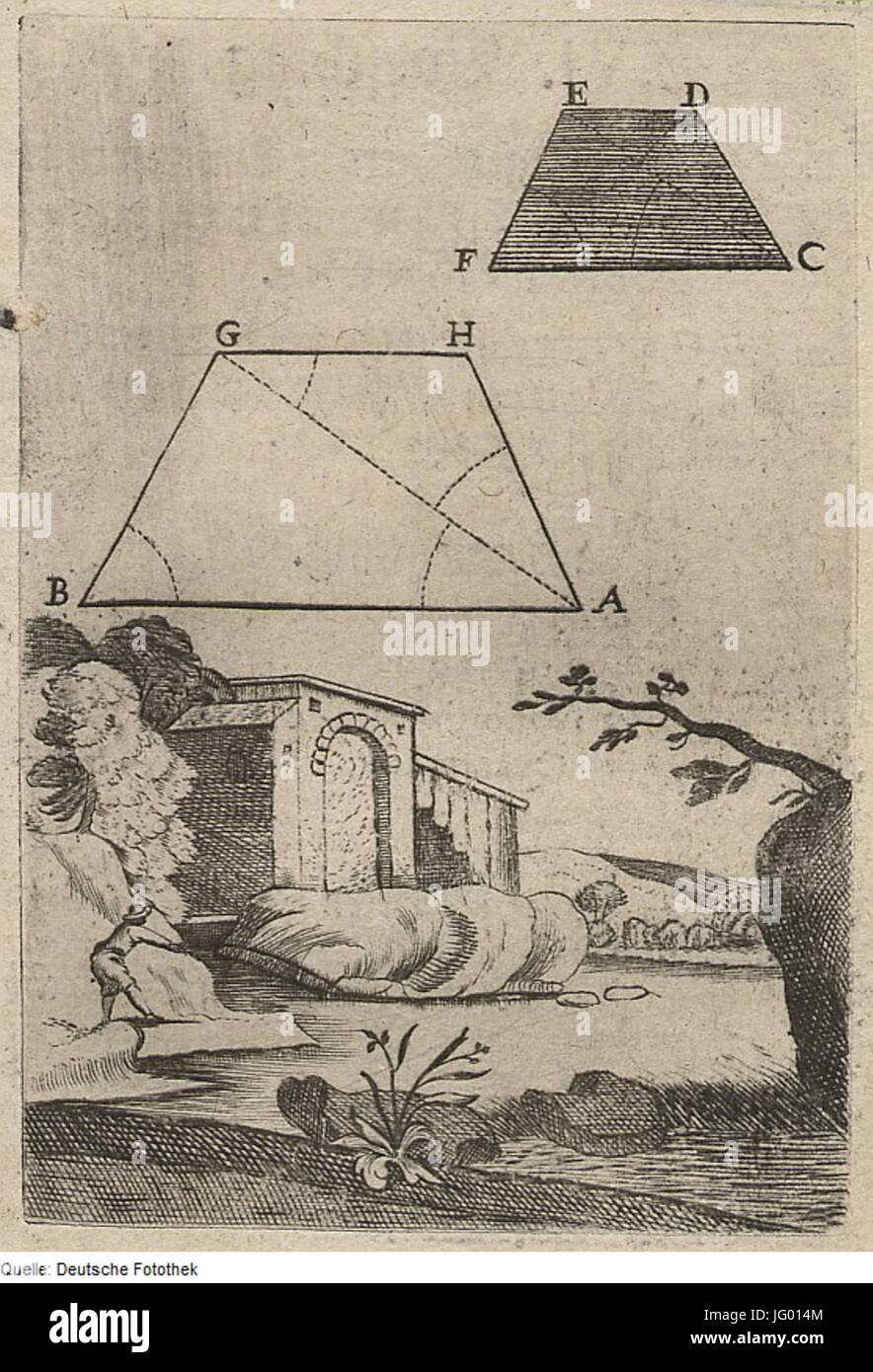 Fotothek df tg 0003389 Geometrie 5E Konstruktion 5E Figur Stock Photo