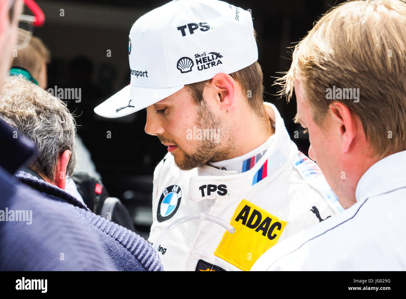 Thomas Blaum Racing Nuremberg, Gemrany. 2nd July, 2017. British GTM race driver Tom ...