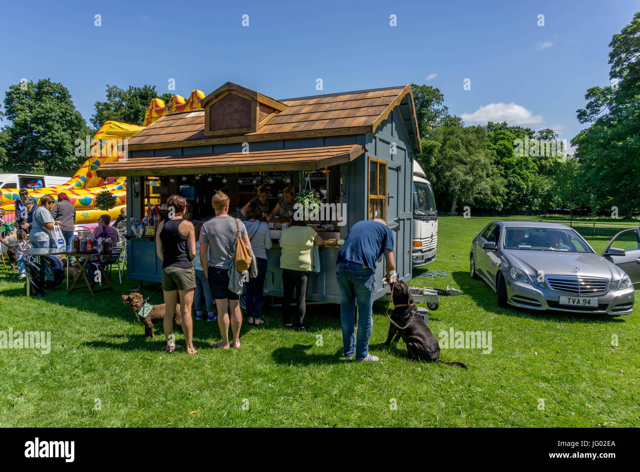 Heath Manor Park, Halifax, England. 2nd July 2017. RSPCA K9 Party in