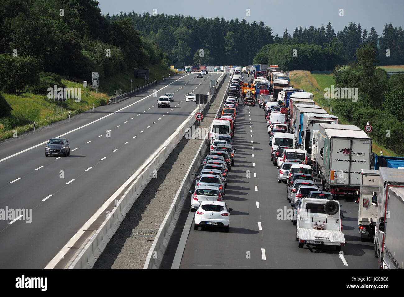 Autobahn A9 High Resolution Stock Photography And Images Alamy