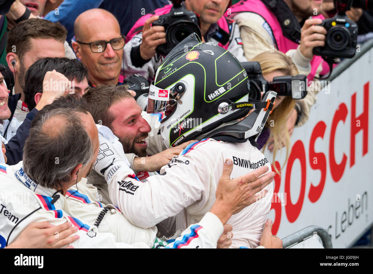 Nuremberg, Germany. 2nd July, 2017. The Belgian race driver Maxime ...