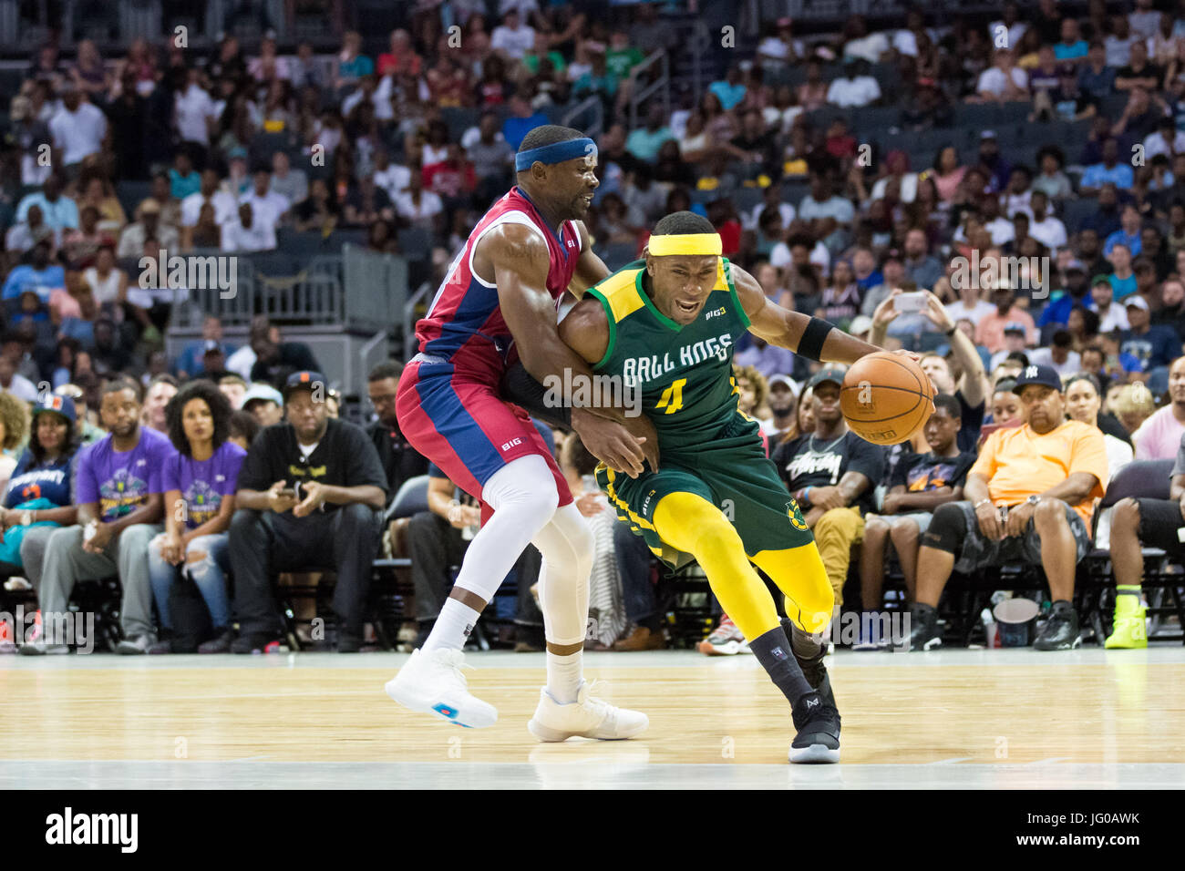 Charlotte,USA. 2nd Jul,2017. Week 2 BIG3 basketball tournament