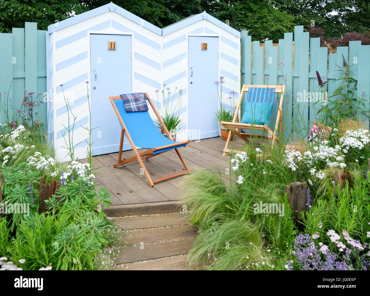 Hampton Court, England, UK. 3rd July, 2017. 'By the Sea' show garden