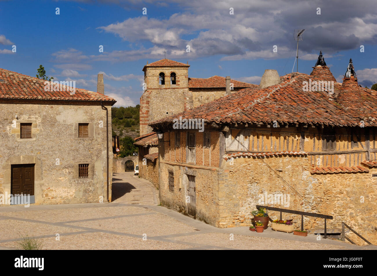Village of Catalañazor, Soria province, Castilla y León, Spain Stock Photo