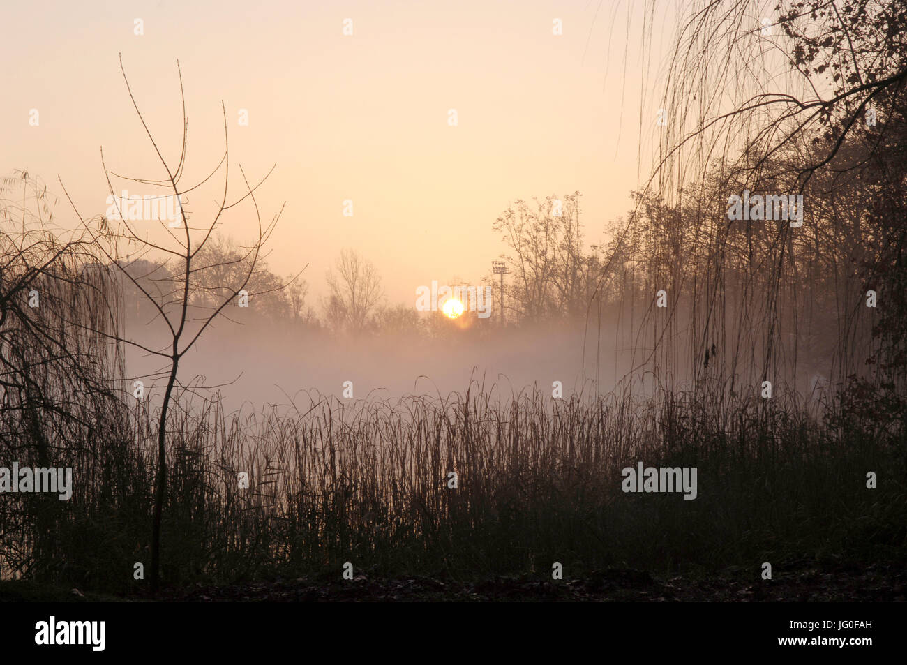 sunrise-on-lake-banyoles-girona-province-spain-stock-photo-alamy