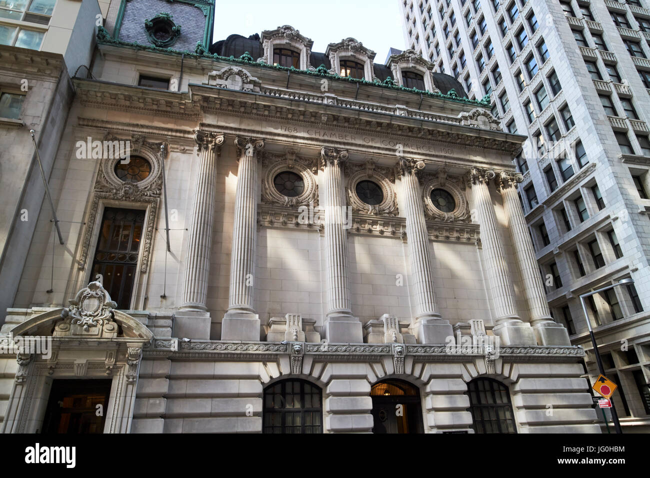 chamber of commerce of the state of New York building USA Stock Photo