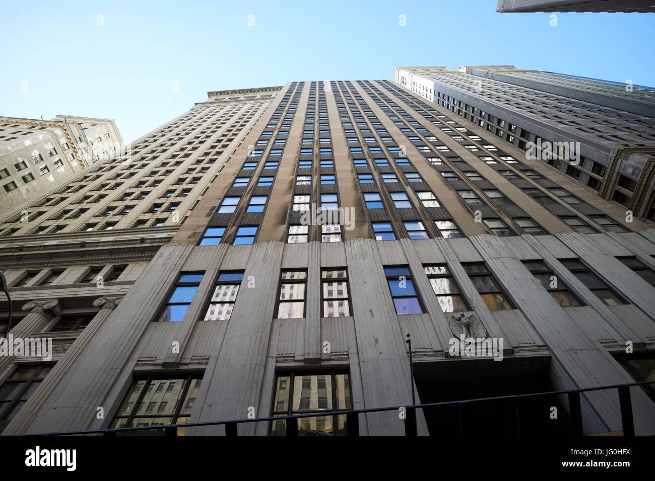 14 wall street extension building New York City USA Stock Photo