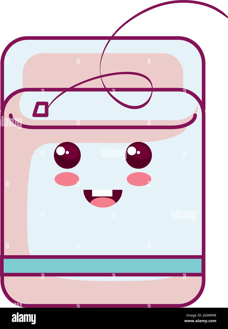 Dental Floss kawaii character Stock Vector Image & Art - Alamy