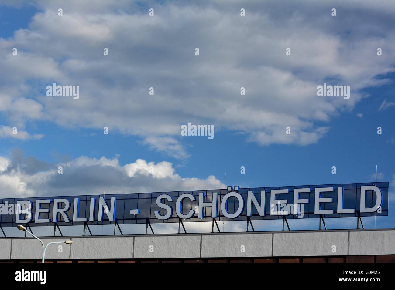 Impressions from Berlin Schoenefeld Airport on April 5, 2015, Germany Stock Photo