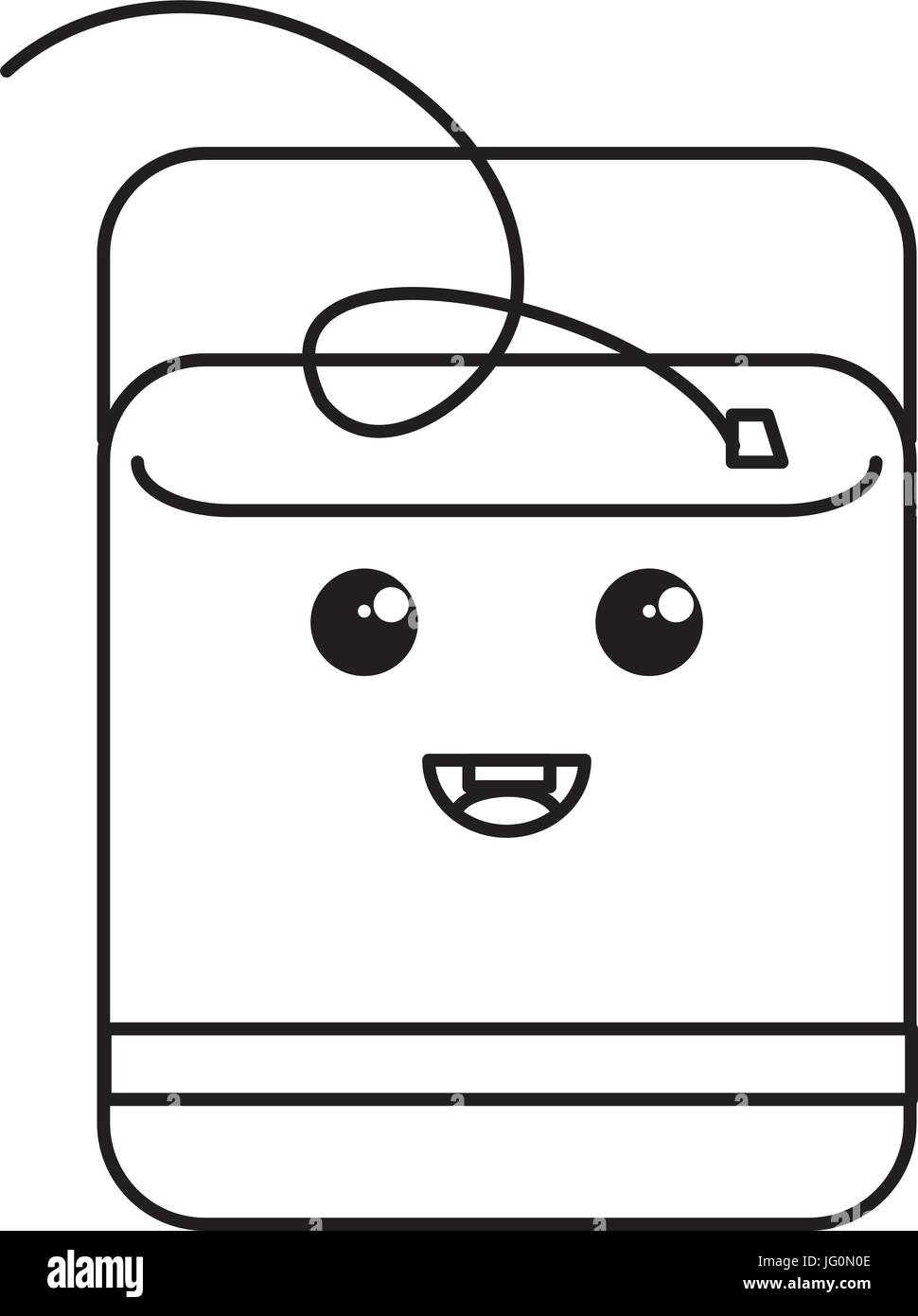 Dental Floss kawaii character Stock Vector Image & Art - Alamy