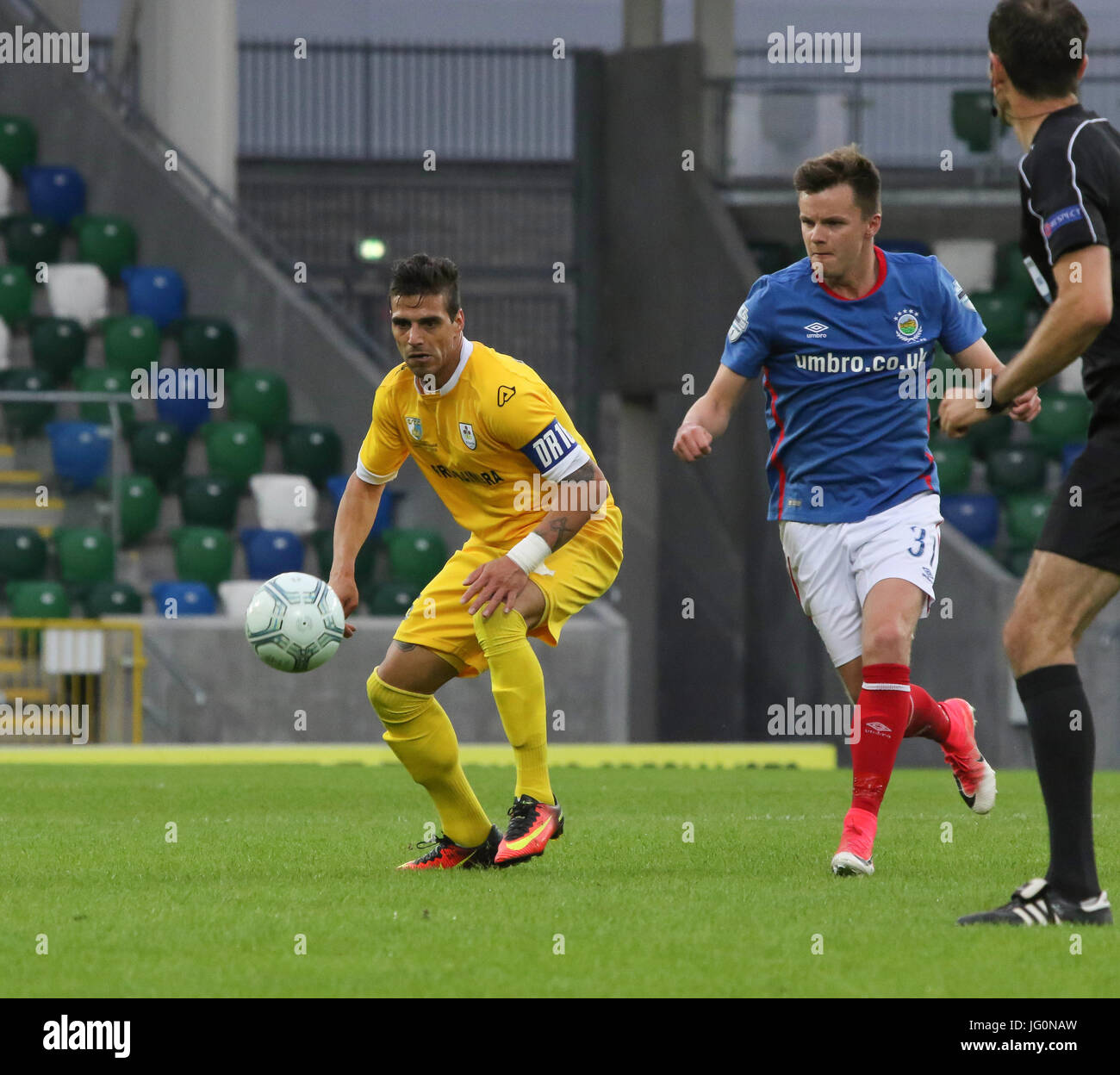 Danilo ezequiel rinaldi linfield v la fiorita hi-res stock photography and  images - Alamy