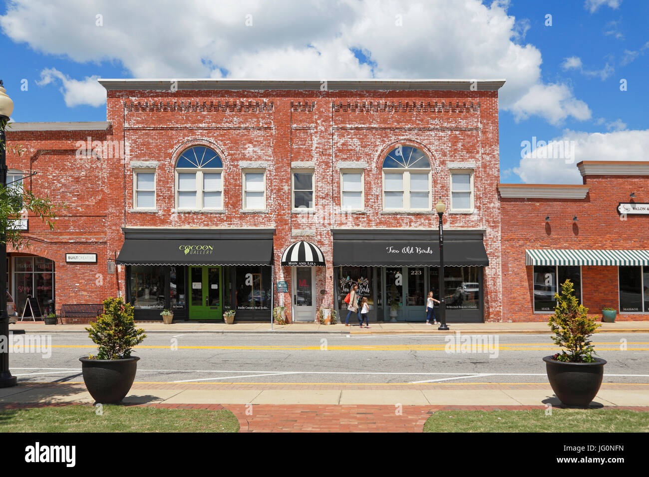 Downtown Apex, North Carolina Stock Photo Alamy
