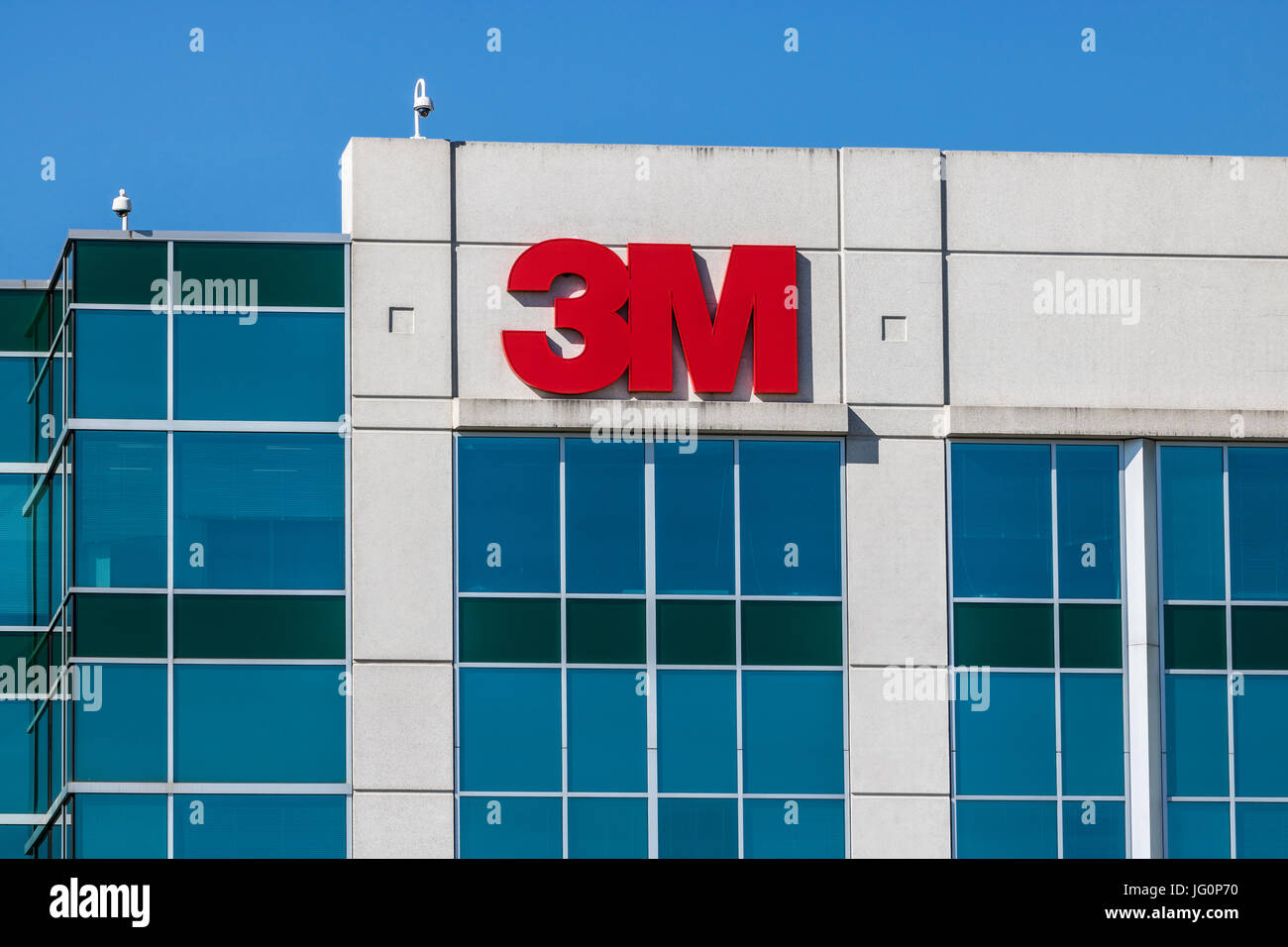 Indianapolis - Circa July 2017: 3M IDA Office. 3M is a global science company and produces more than 55,000 products IV Stock Photo