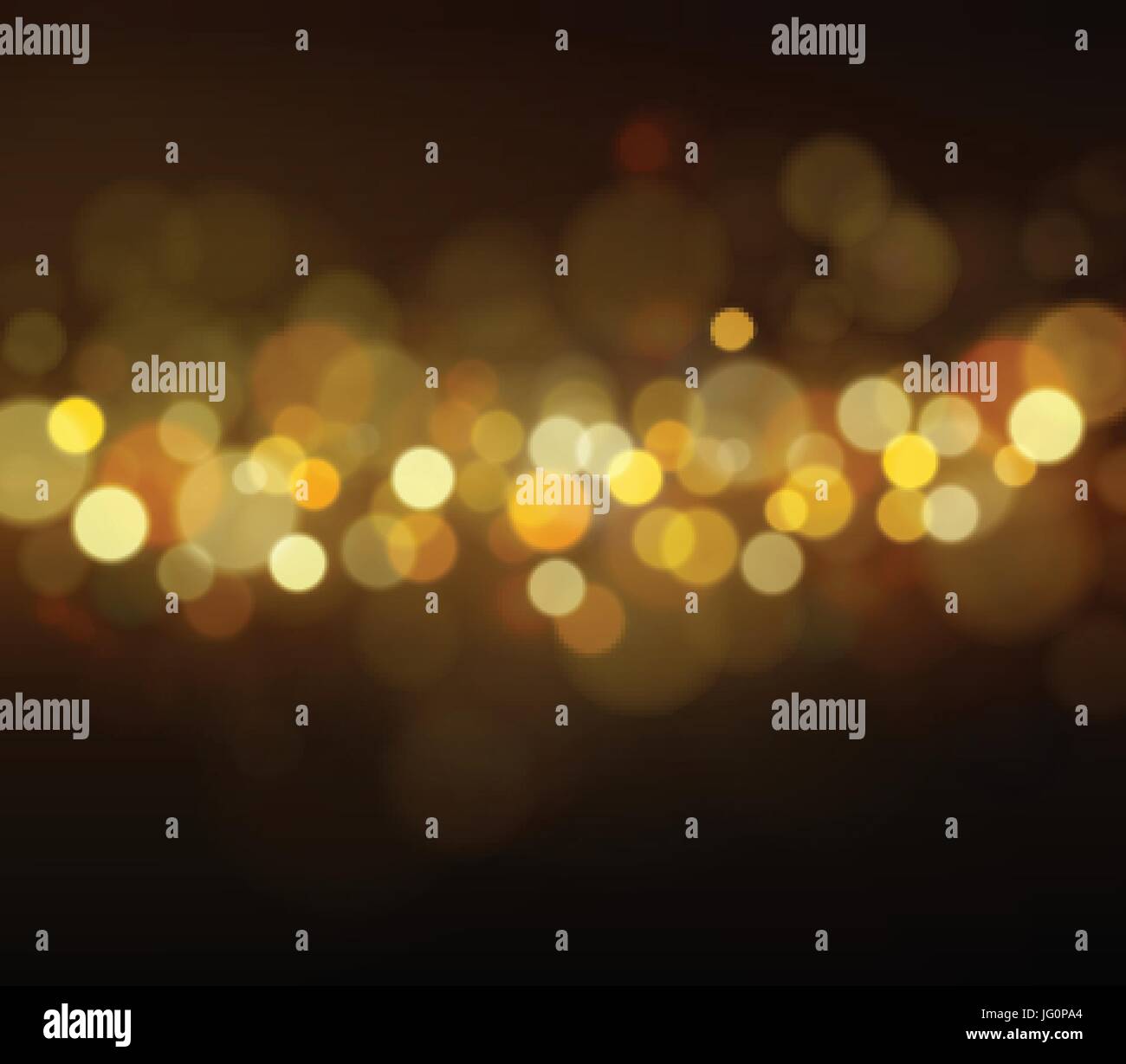 Warm orange bokeh lights Stock Vector Images - Alamy