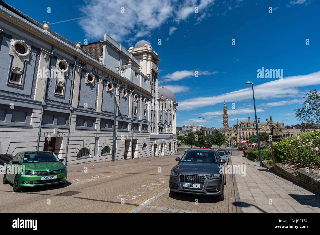 The stunning Alhambra Theatre in Bradford, West Yorkshire, shot on a