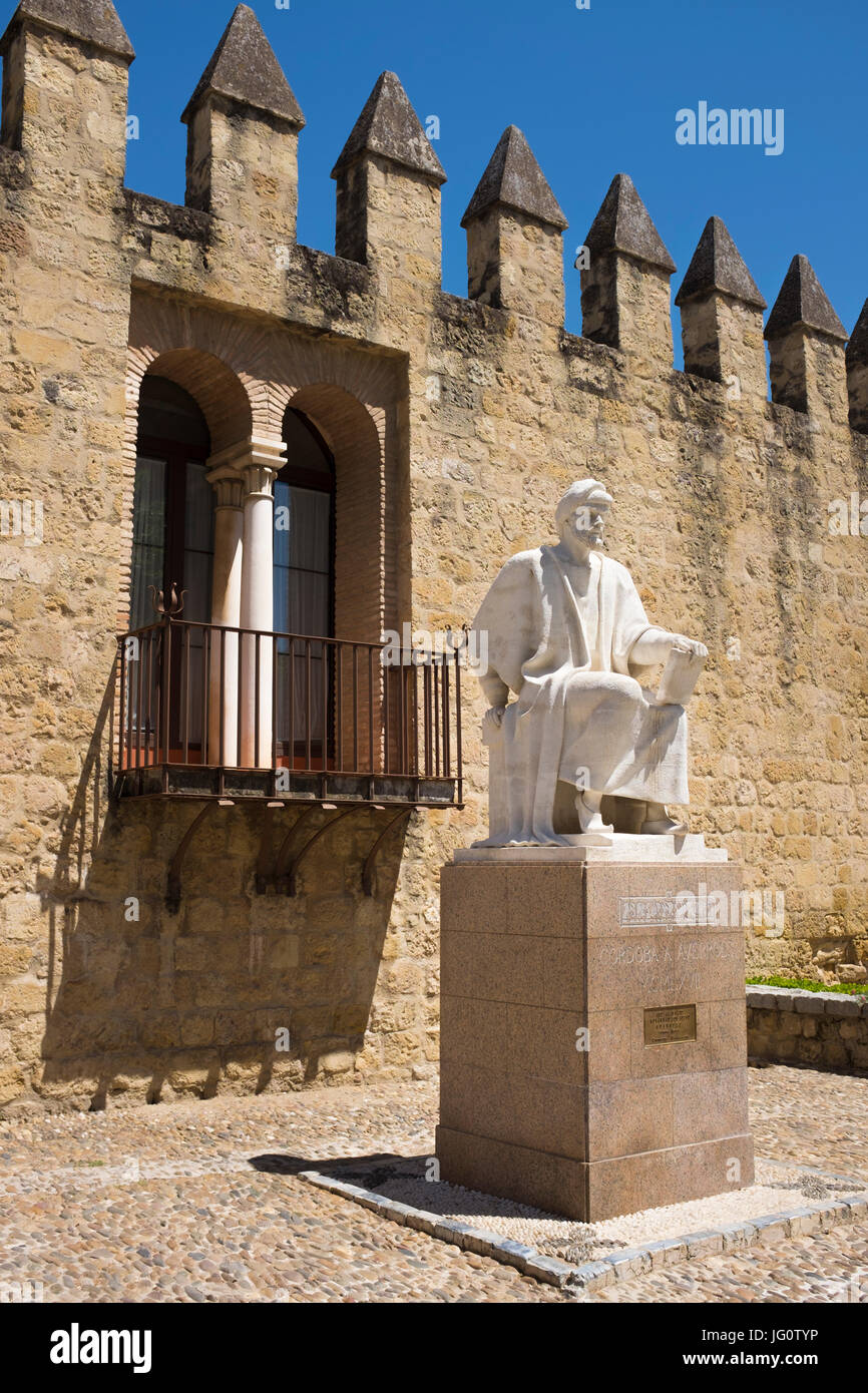 The Statue of Ibn Rushd, in Cordoba, Spain Stock Photo Alamy